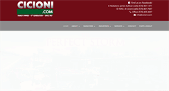 Desktop Screenshot of cicioni.com