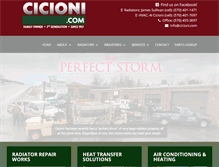 Tablet Screenshot of cicioni.com